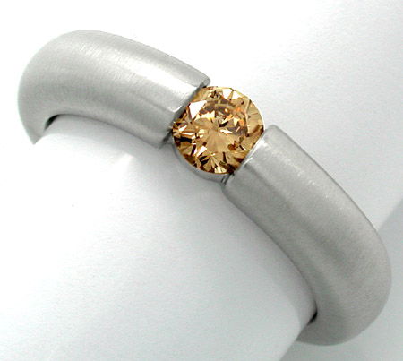 Foto 1 - Neu! Brillant-Spann Ring 18K Goldbraun, S8709