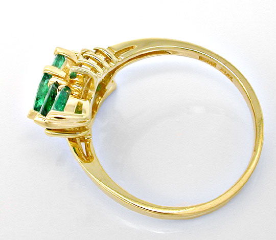 Foto 3 - Brillant Smaragd Ring, Spitzen Emeralds 14K, S8852